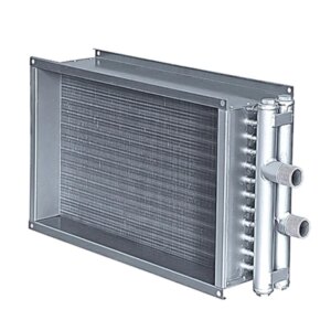 Калорифер водяной для прямоугольных каналов ВОП 400х200/2