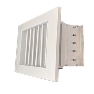 Решетка однорядная РВ 1- 100х100 с клапаном воздуха (демпфер)